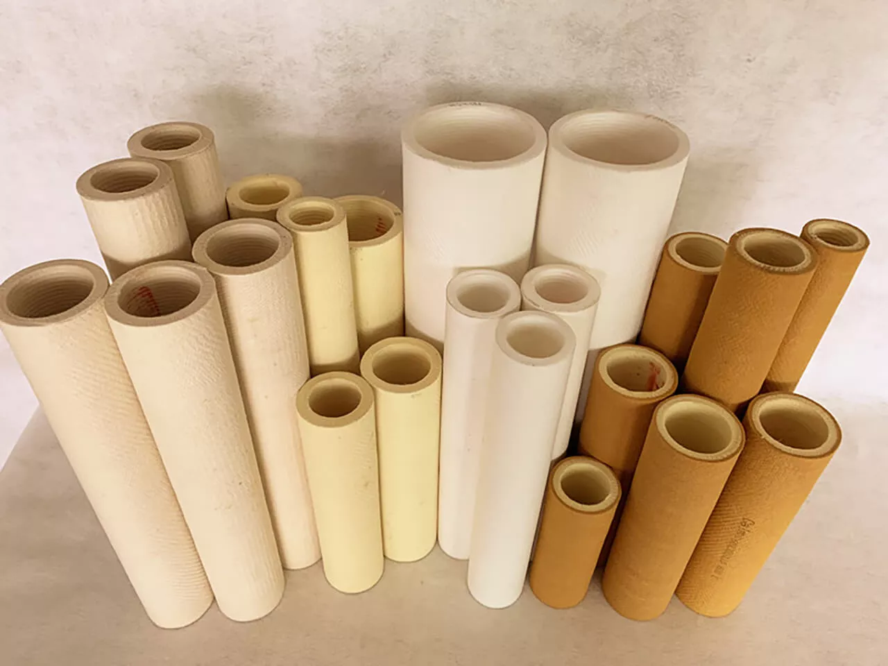 Calm heat resisant felt rollers